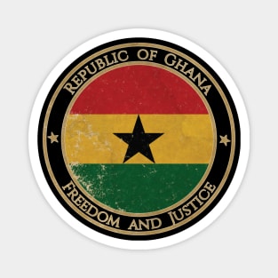 Vintage Republic of Ghana Africa African Flag Magnet